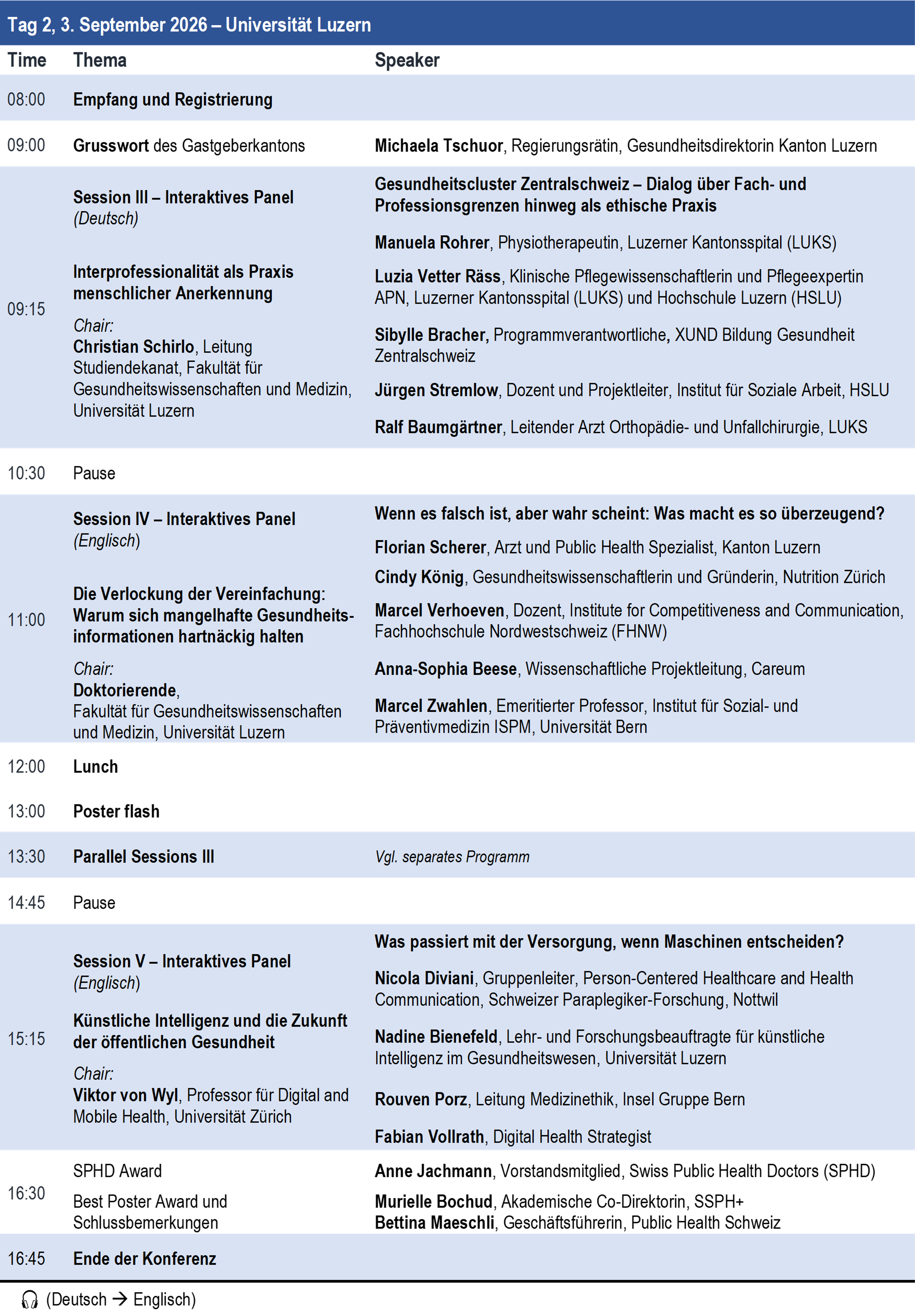 Bild Programm Tag 2 DE